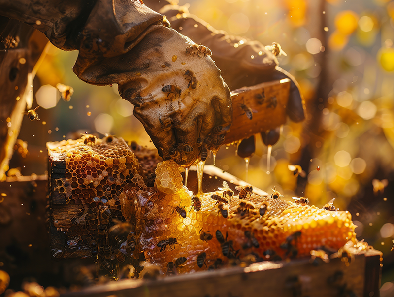 beekeeper-working-bee-farm